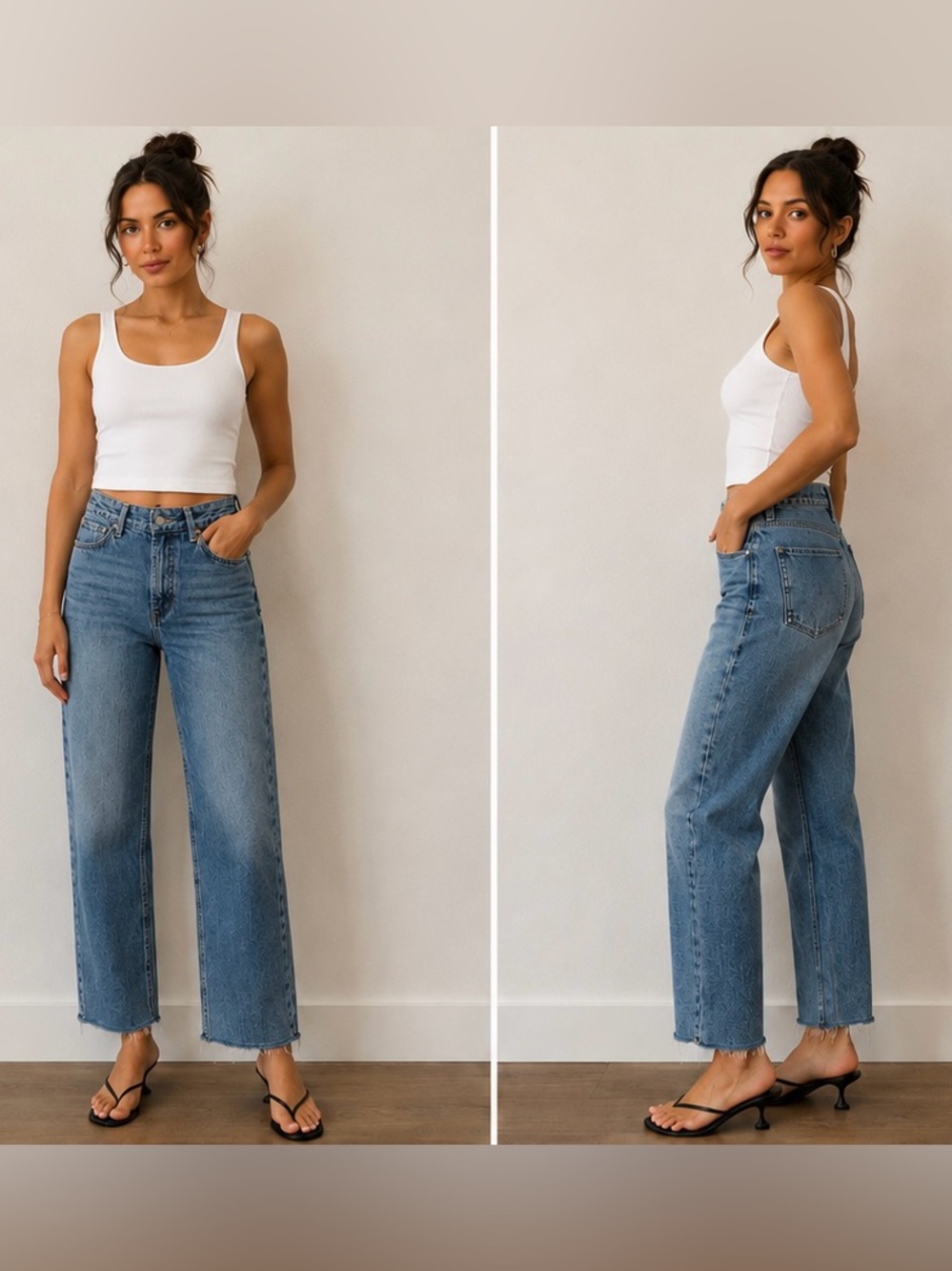 Pilcro and the Letterpress Faded Blue Bootcut Jeans